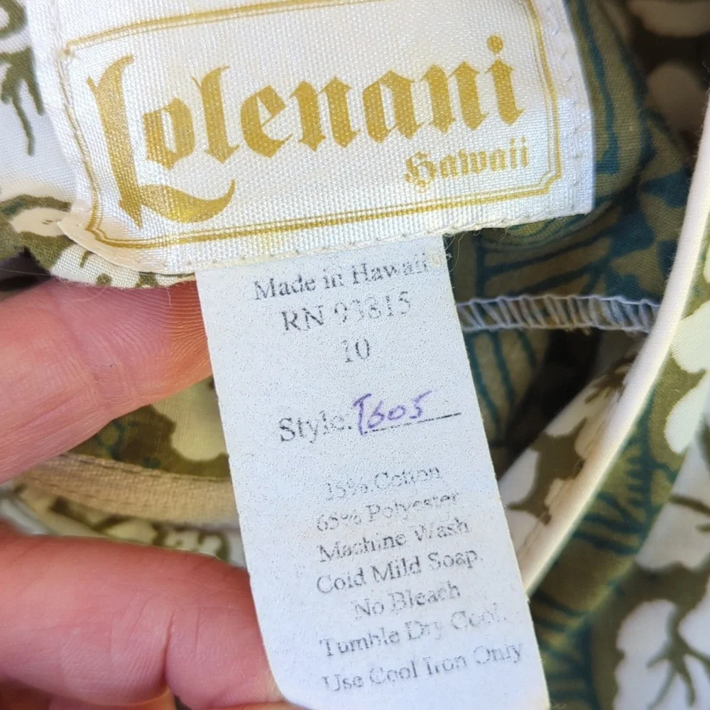 Vintage Hawaiian Lolenani Dress - Picture 10 of 10